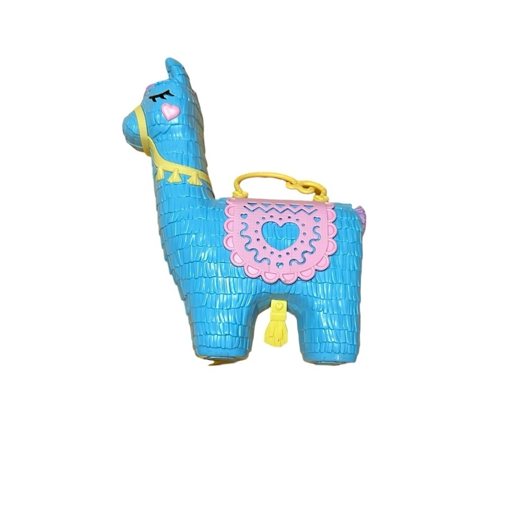 Polly Pocket Blue and Yellow Llama